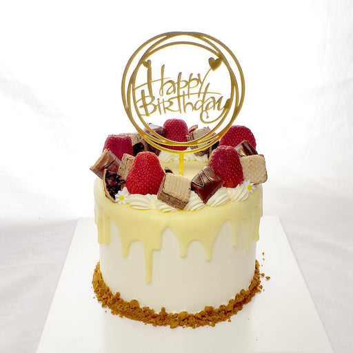 White Chocolate Crumbles Cake - YippiiGift