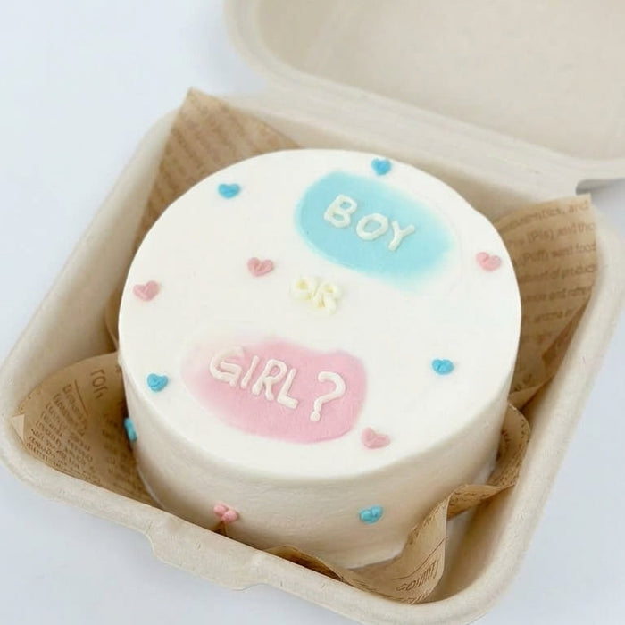 Bento Cake - Gender Reveal