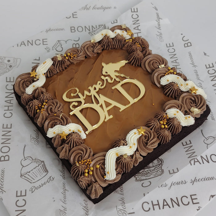Super Dad Mocha Brownie 7.5 Inch