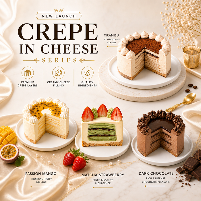 4inch Crepes in Cheese Collection