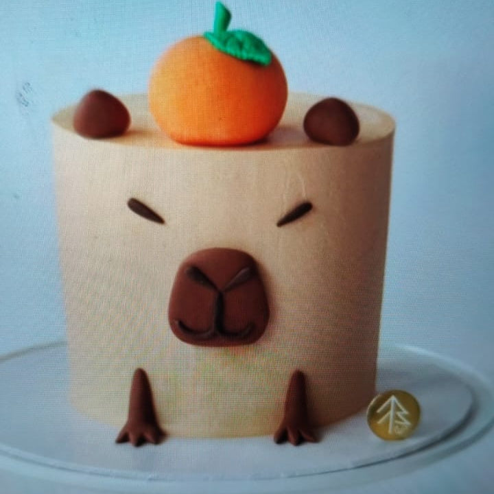 Custom Capybara Cake 3 Inch