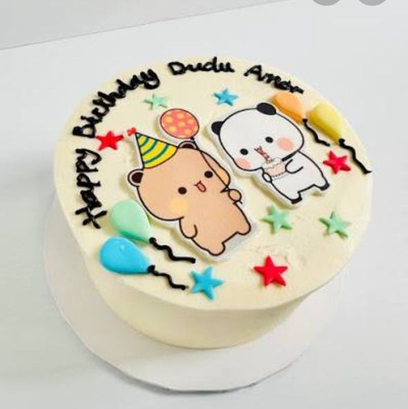 Custom Bento Cake - Bubu & Dudu