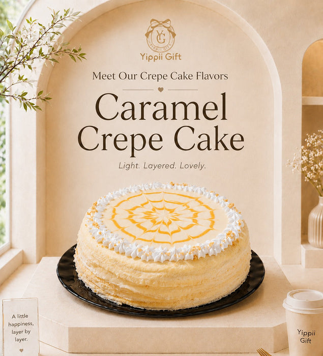 Luscious Salted Caramel Mille Crepe Cake