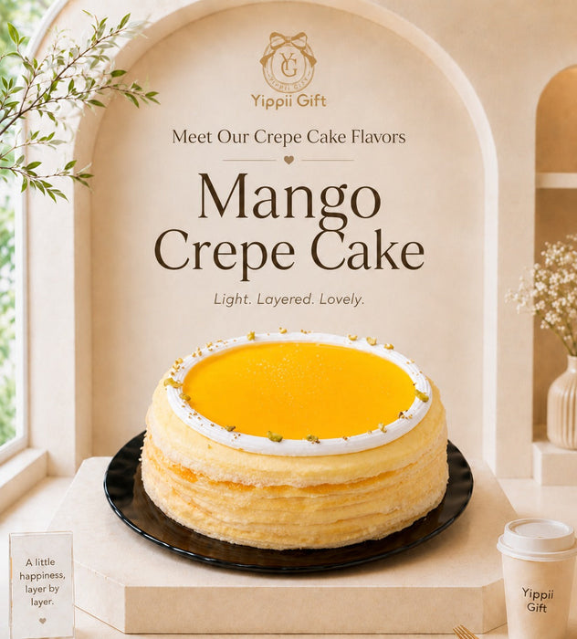 Summer Mango Mille Crepe Cake
