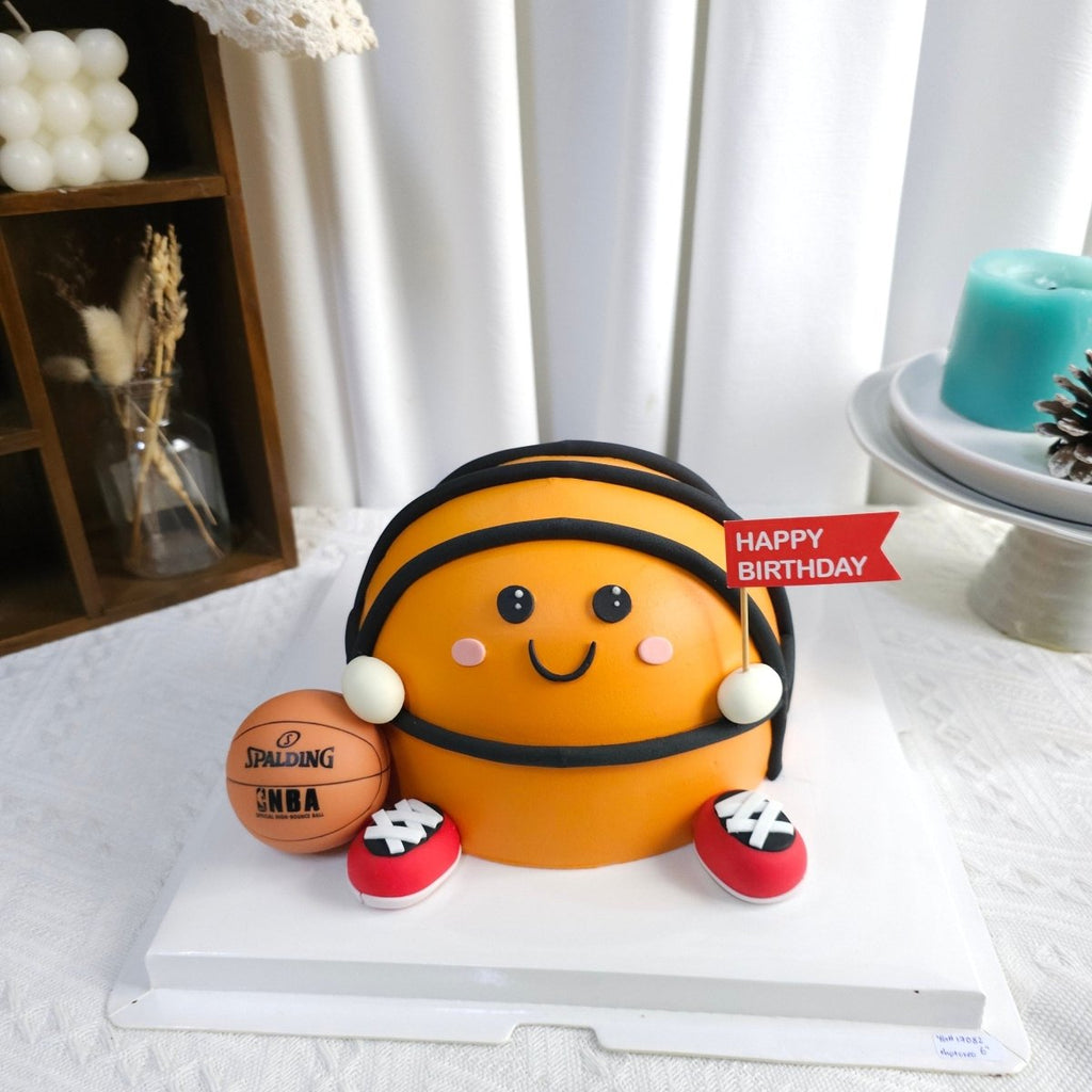 Basketball Cake 3D 6 Inch - YippiiGift