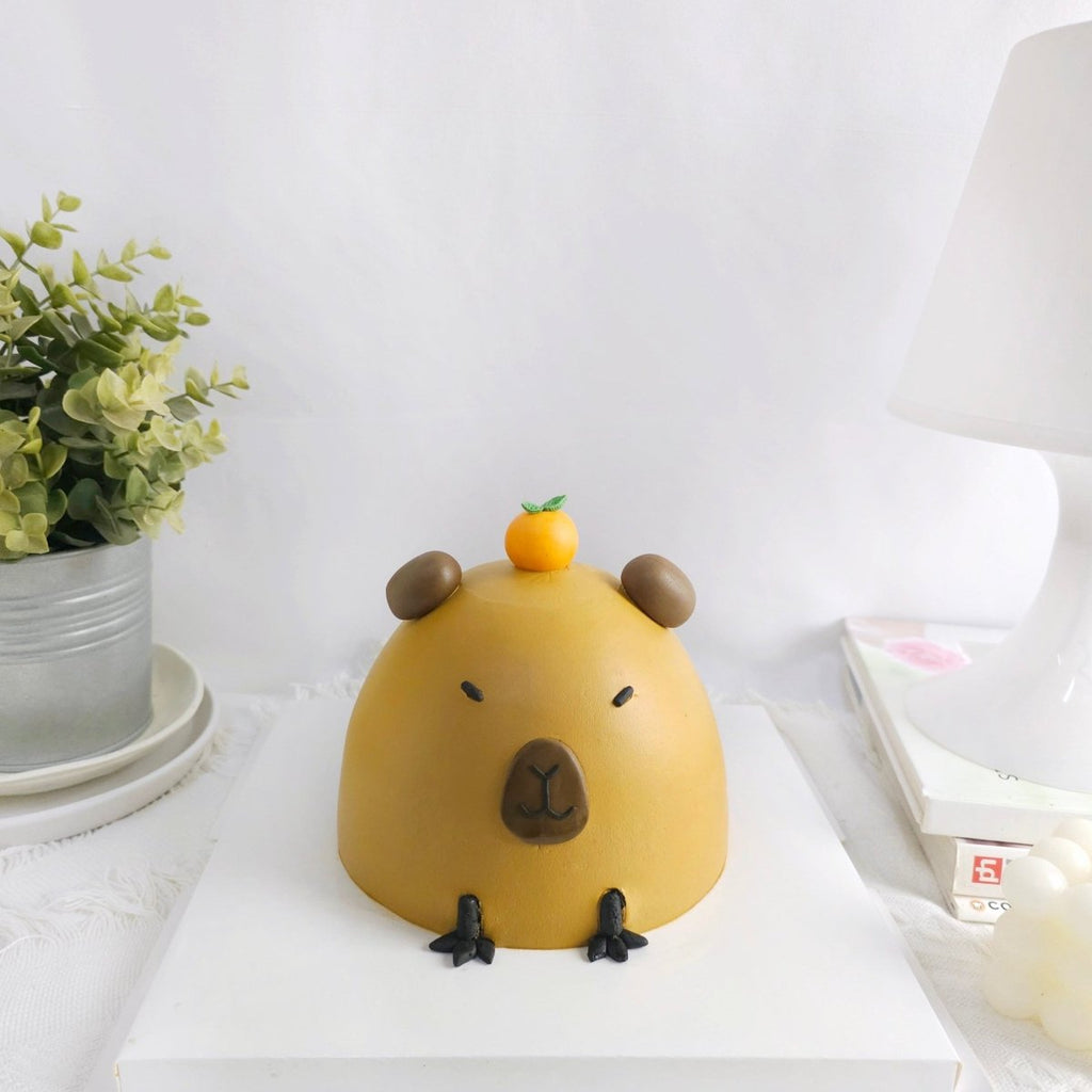 Capybara Cake 3D 6 Inch - YippiiGift