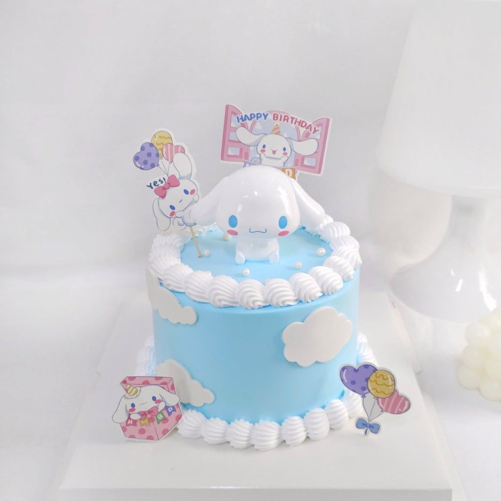 Cinnamoroll Cake 6 inch Blue (With Toy) - YippiiGift