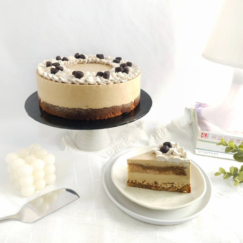 Coffee Almond Mousse Cake - YippiiGift