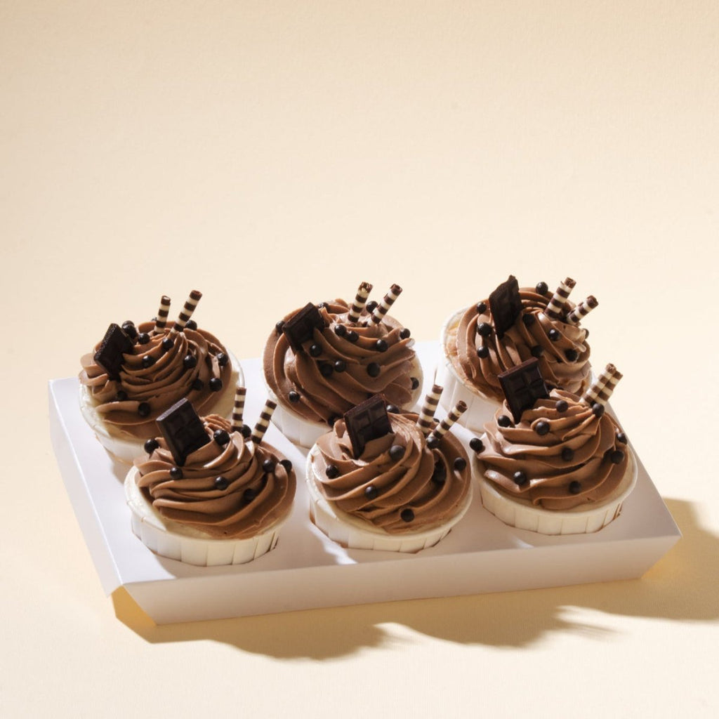 Cupcake - Chocolate 6 Pcs - YippiiGift