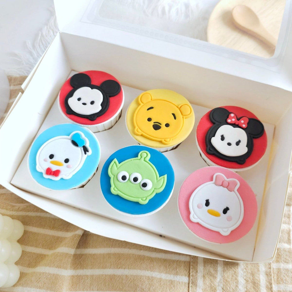 Cupcake - Disney 6 Pcs (Fondant) - YippiiGift