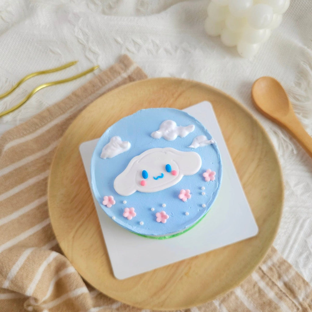 Custom Cinnamoroll Cake 2D Fondant 6 Inch - YippiiGift