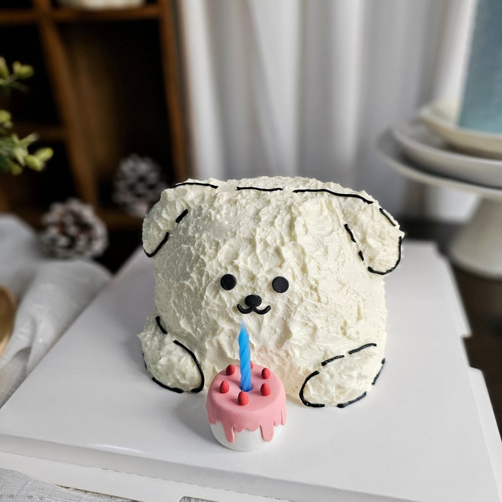 Doggy Design Cake 3D 6 Inch - YippiiGift