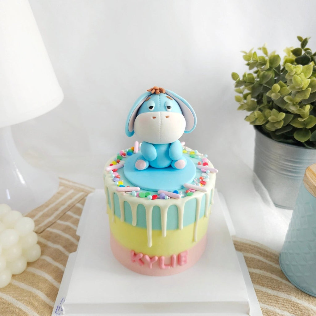 Eeyore Cake 4 Inch (Fondant) - YippiiGift