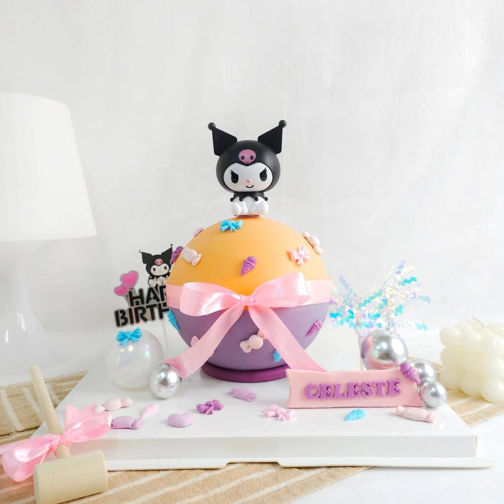 Kuromi Pinata Cake 6 Inch - YippiiGift