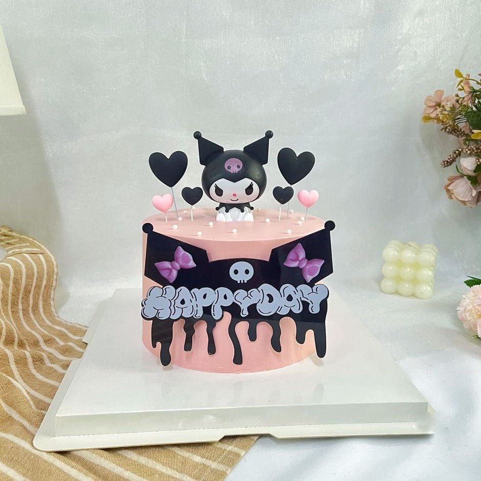 Kuromi Pink Cake 6 Inch (With Toy) - YippiiGift