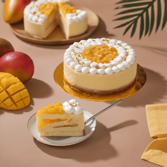 Mango Tango Mousse Cake 6 Inch - YippiiGift
