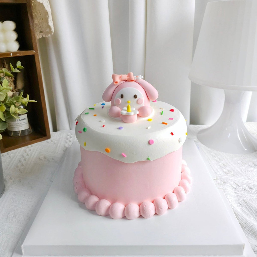 Melody Birthday Cake 6 Inch (Fondant) - YippiiGift