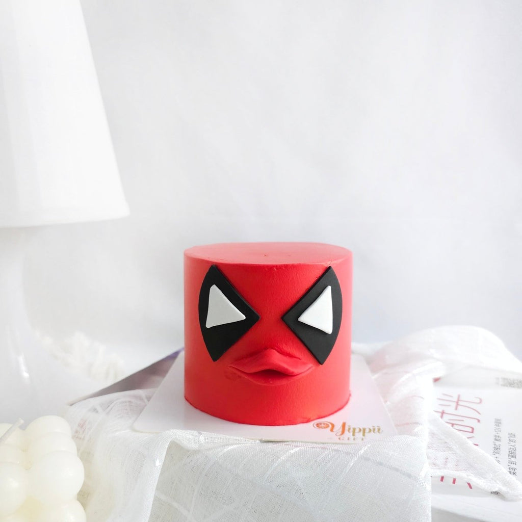 Mini Character Design Cake 3 Inch - Deadpool Duck - YippiiGift