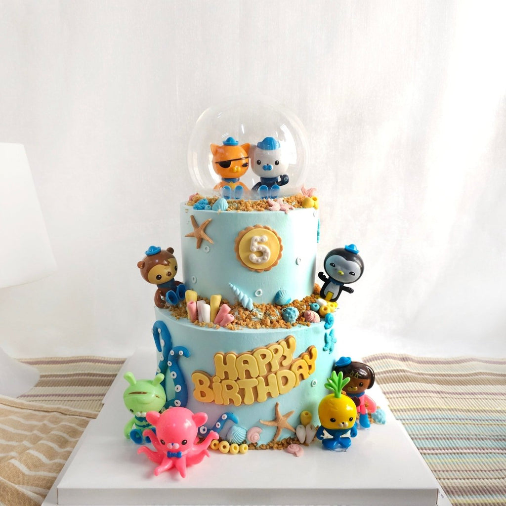 Octonauts Two Tier Cake 4 Inch + 6 Inch (Toy) - YippiiGift