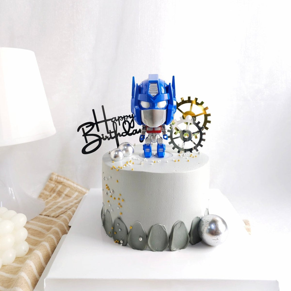 Optimus Prime Cake 6 inch (With Toy) - YippiiGift