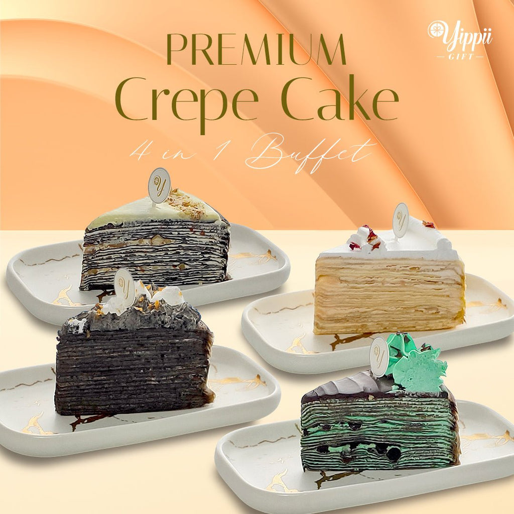 Premium Mille Crepe Cake Slices - YippiiGift