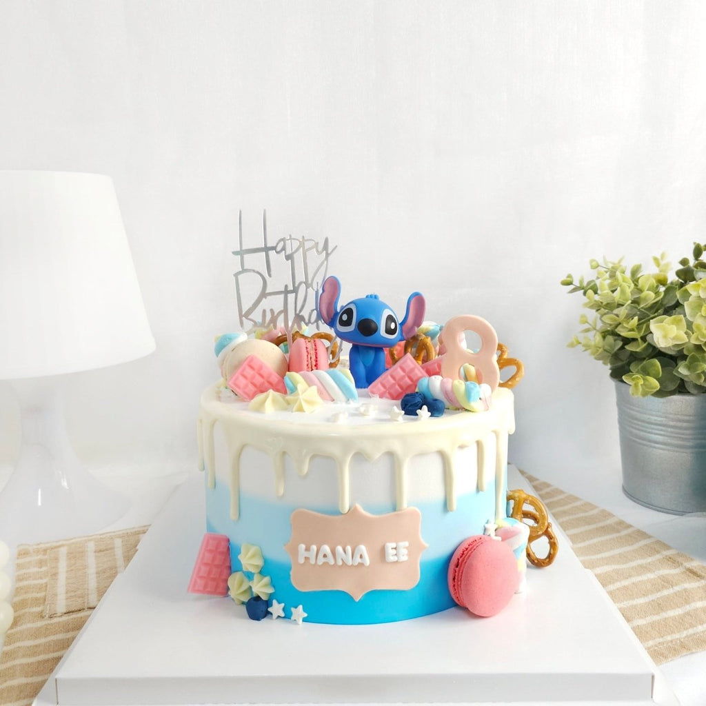 Stitch Design Cake 8 Inch - YippiiGift