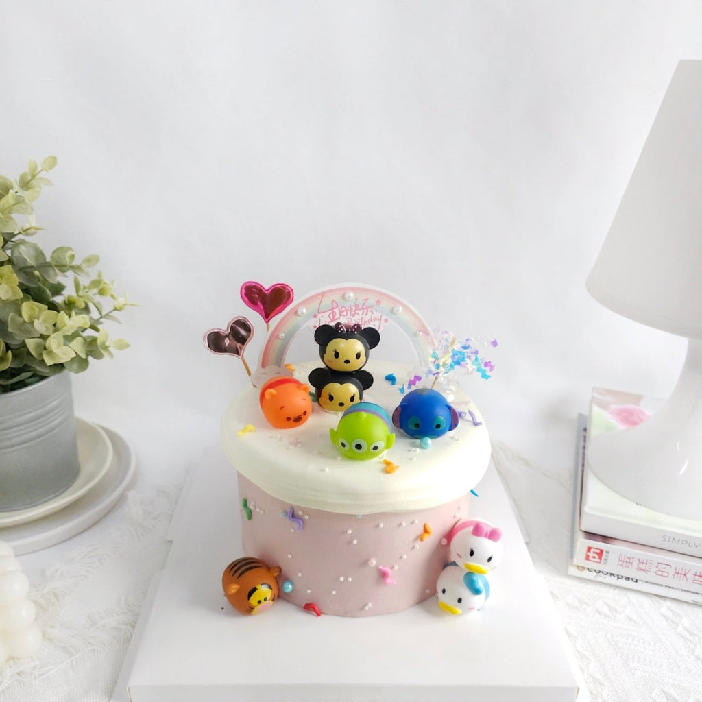 Tsum Tsum Sprinkle Cake 6 Inch (Toy) - YippiiGift