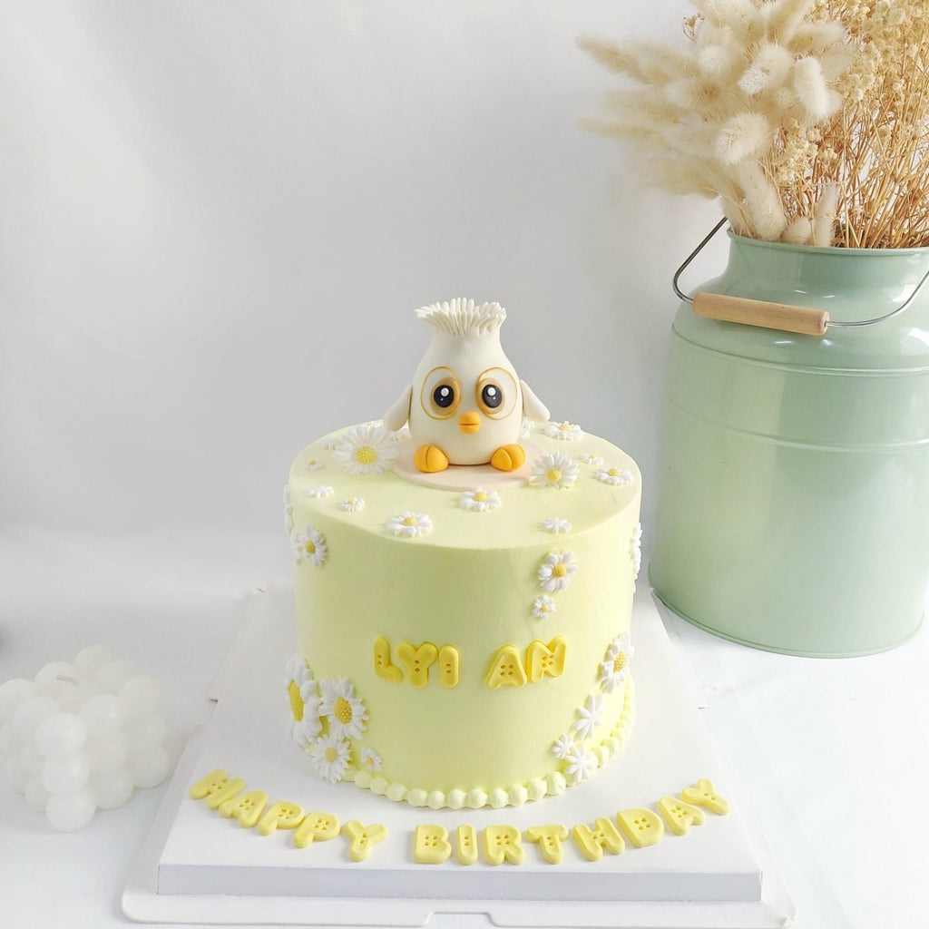 Angry Bird Hatchling Sam-Sam Cake 6 Inch (Fondant) - YippiiGift