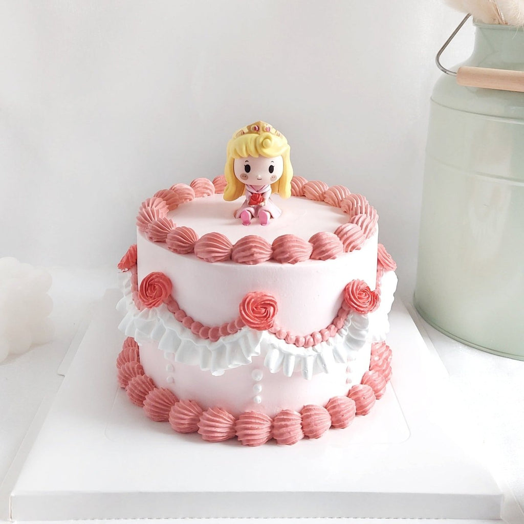 Aurora Sleeping Beauty Princess Cake 6 Inch - YippiiGift