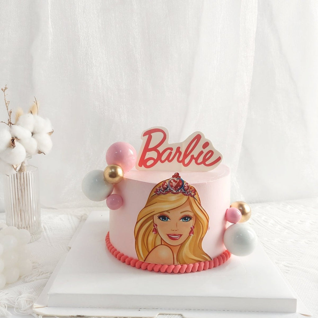 Barbie Cake 6 inch (Card Stock) - YippiiGift