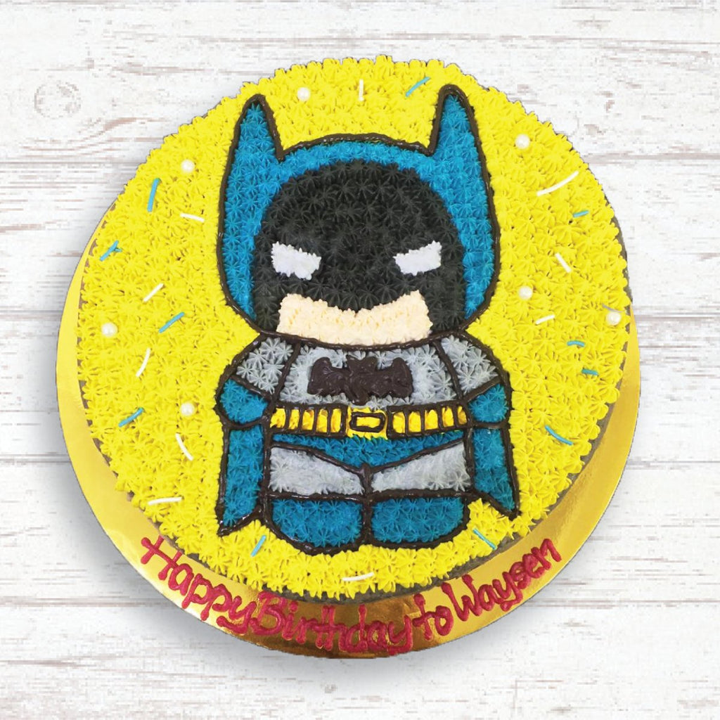 Batman Mille Crepe Cake (2D) - YippiiGift