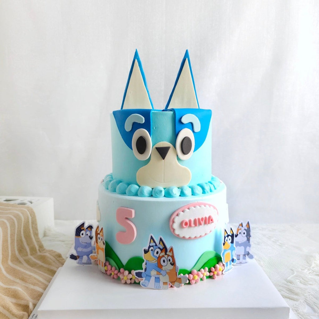 Bluey Two Tier Cake 6 Inch + 8 Inch - YippiiGift