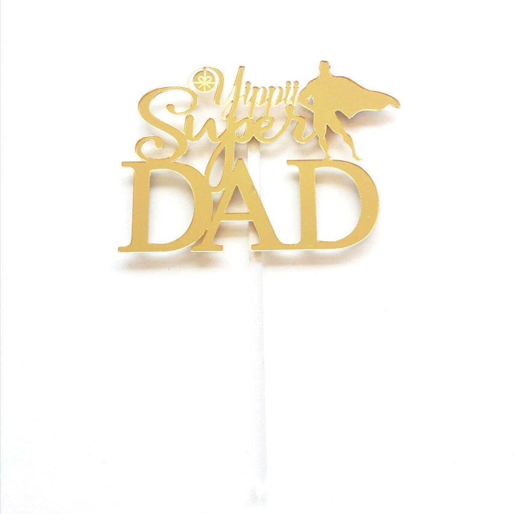 Cake Topper - Super DAD - YippiiGift