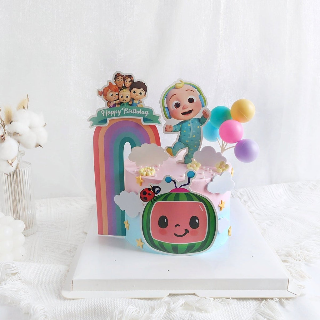 Cocomelon Cake 6 inch (Cardstock) - YippiiGift