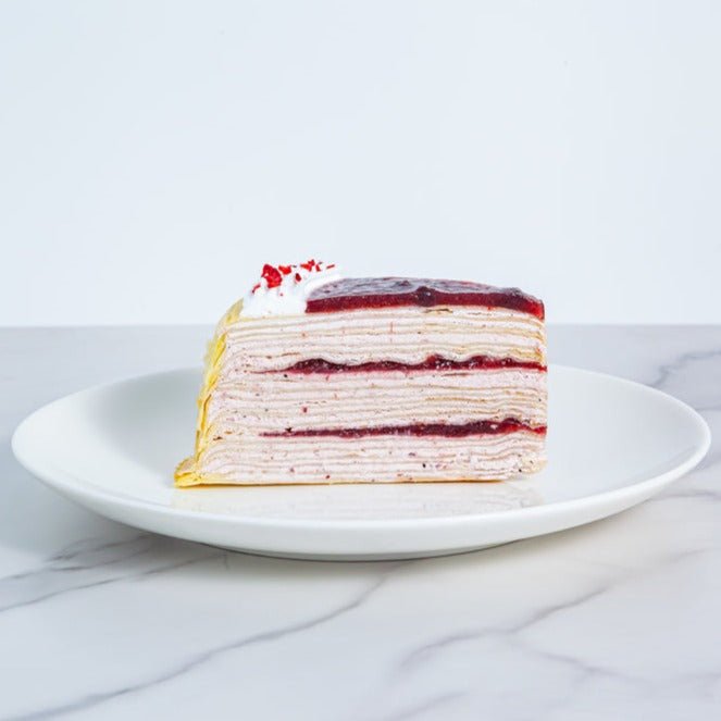 Double Mix Berries Mille Crepe Cake (Slice) - YippiiGift