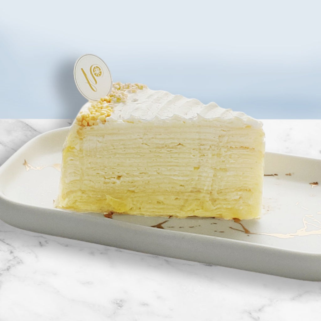 Exotic Musang King Durian Crepe Cake (Slice) - YippiiGift
