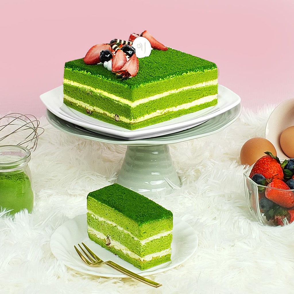 Green Tea Sponge Cake - YippiiGift