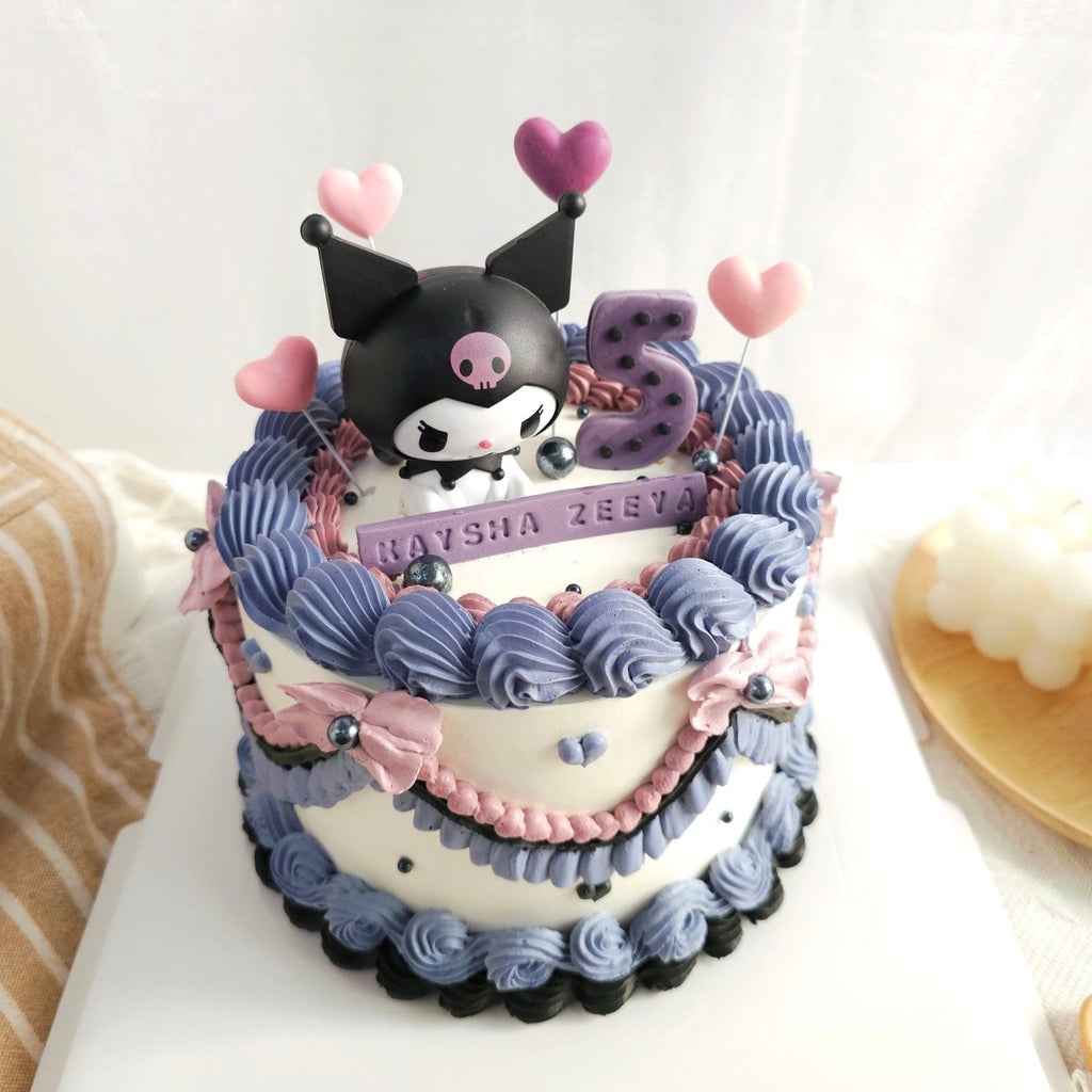 Kuromi Vintage Cake 6 Inch (With Toy) - YippiiGift