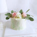 Minimalist Floral Wedding Cake 6 Inch (Eucalyptus, Matthiola, Rose) - YippiiGift
