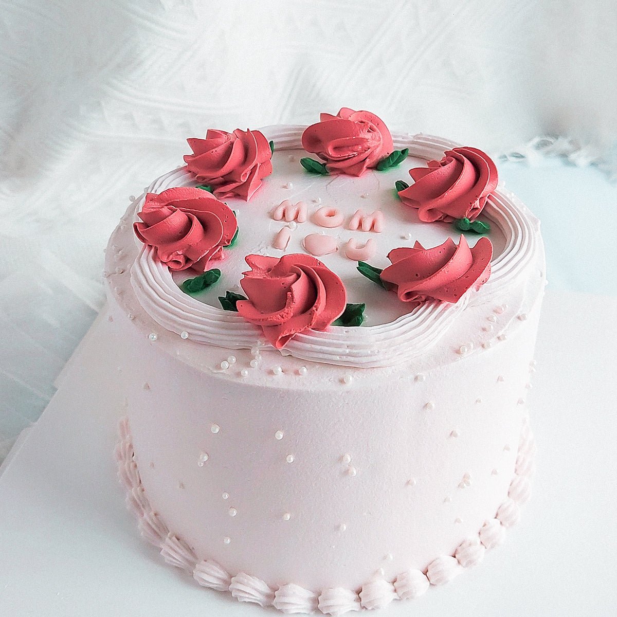 Pink Rose Anniversary Cake | Anniversary Cake | Order Custom Cakes in  Bangalore – Liliyum Patisserie & Cafe