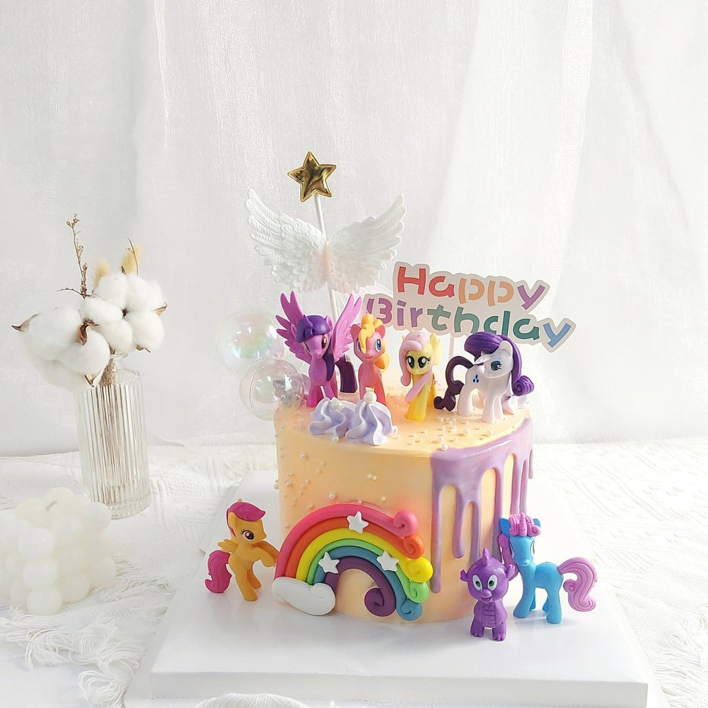 My Little Pony Cake 6 Inch (With Toy) A - YippiiGift
