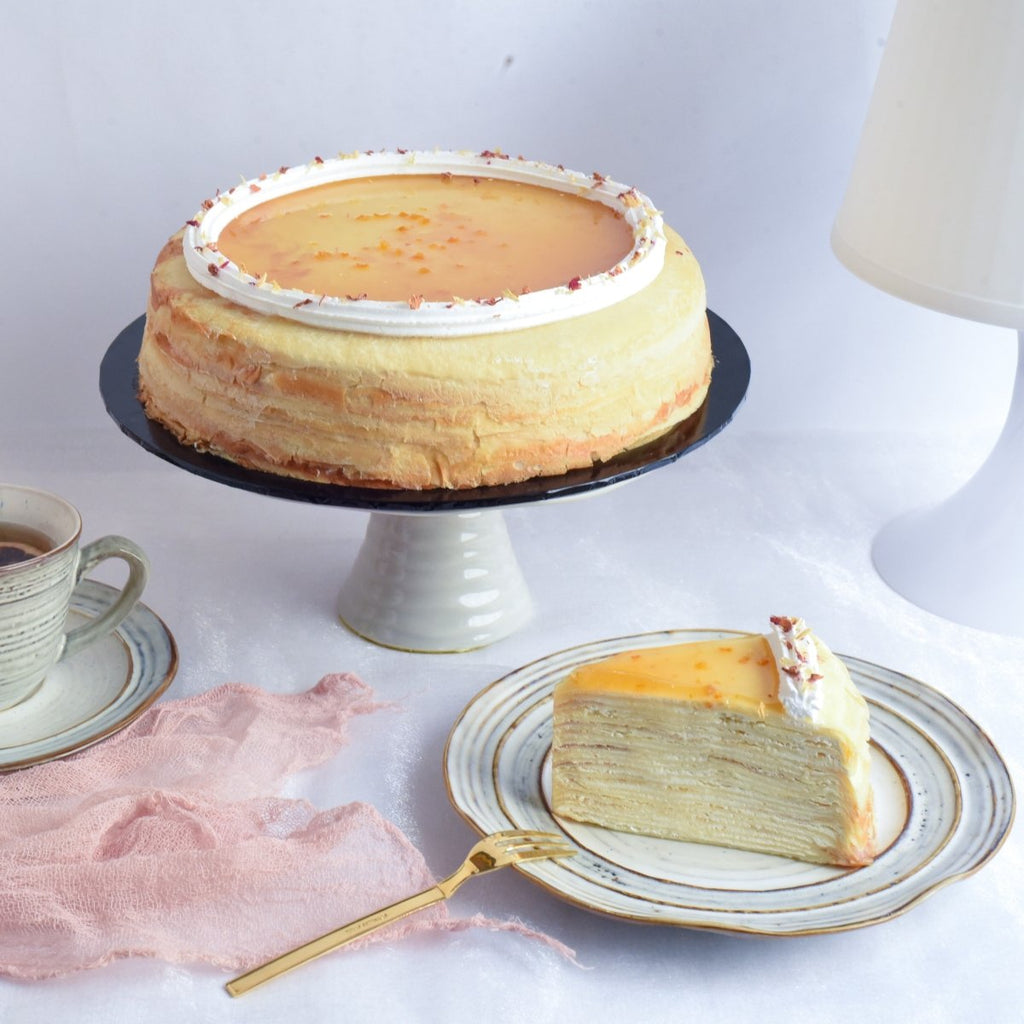 Yuzu Mille Crepe Cake - YippiiGift